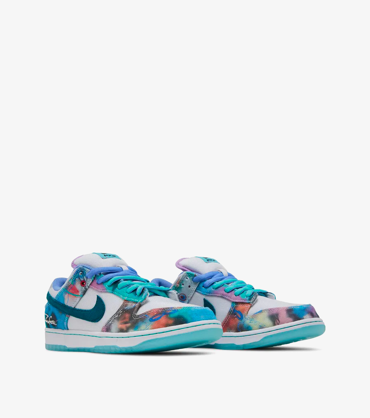 Dunk Low SB x Futura Laboratories 'Bleached Aqua'