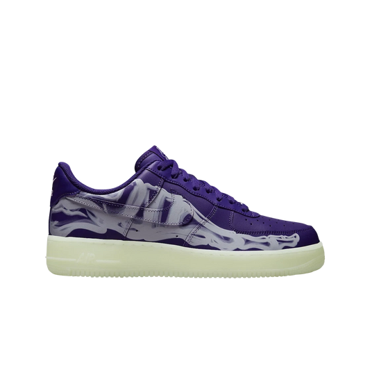 Nike Air Force 1 Low Violet Squelette Halloween