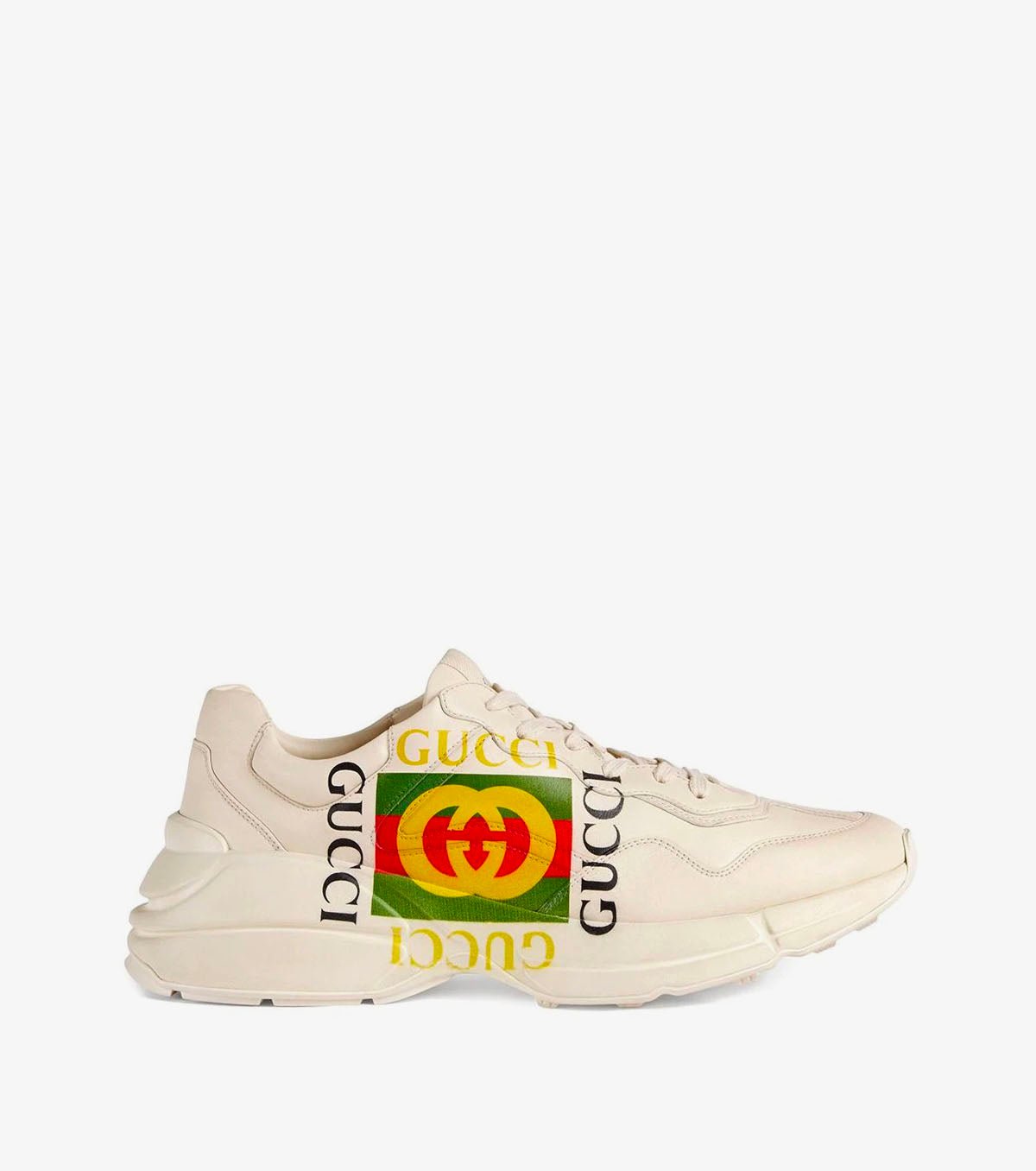 Gucci Rython Blade Letters Gucci ivory Rhyton logo - Gucci - SNKRBASE – Coreblack™