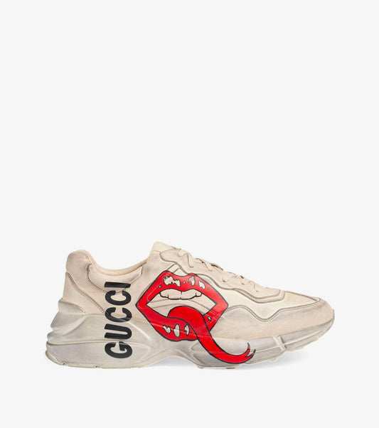 Rhyton sneaker with mouth print - SNKRBASE