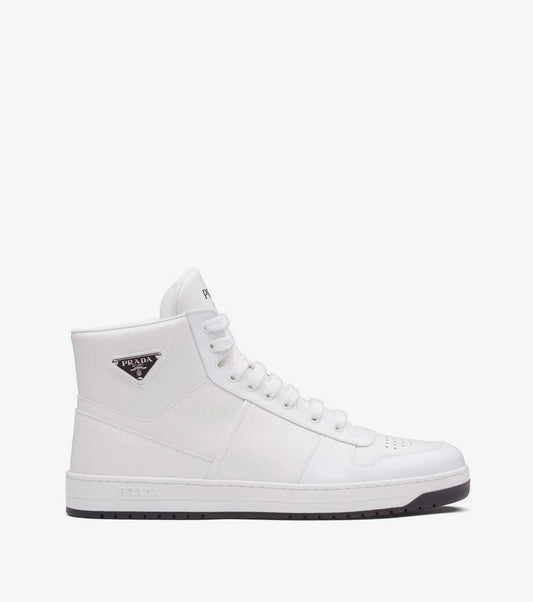 ( W ) Perforated triangle-logo high-top - SNKRBASE