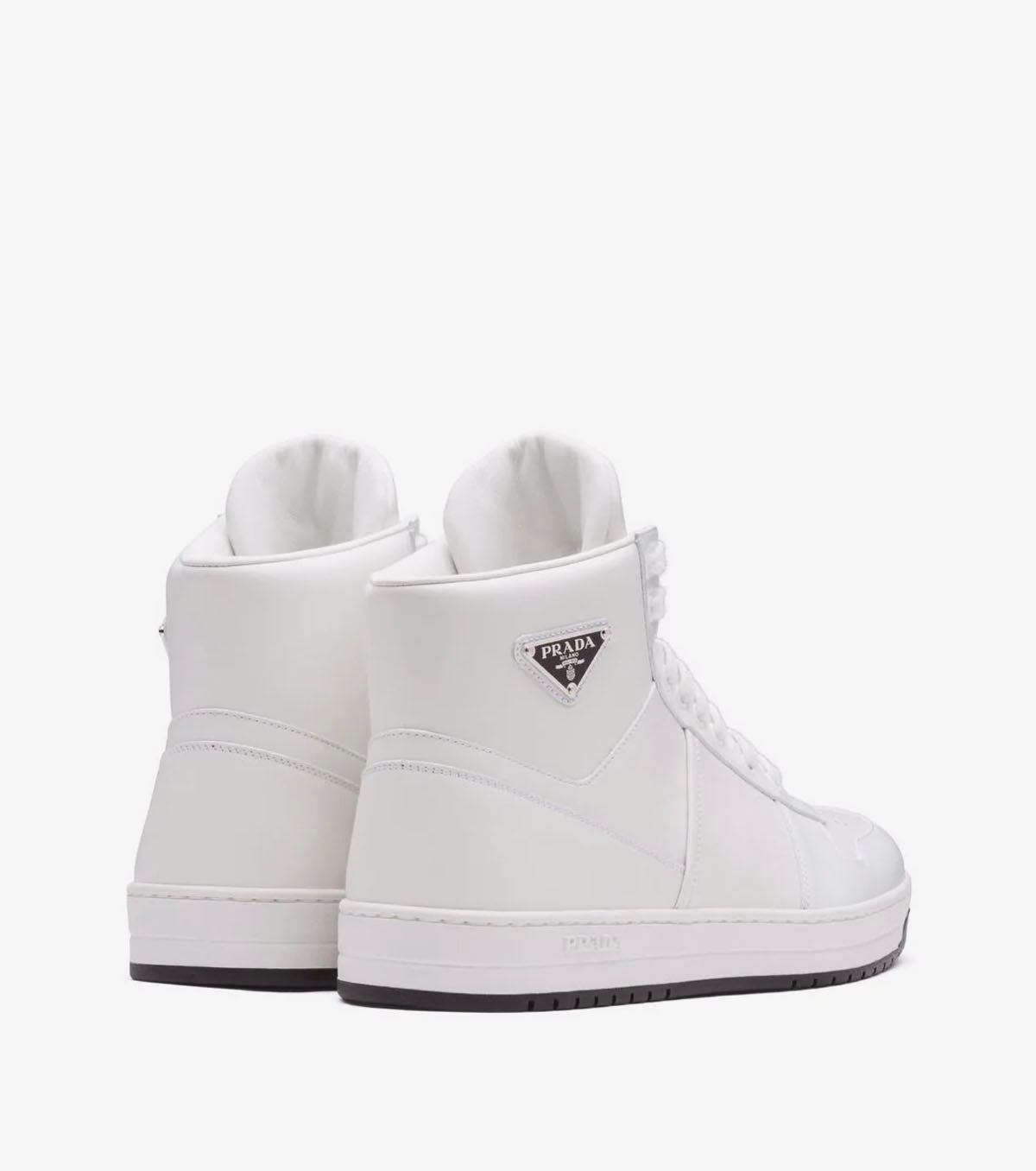 ( W ) Perforated triangle-logo high-top - SNKRBASE